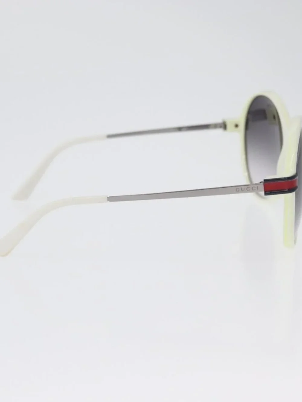 GUCCI Sunglasses plastic Black Auth hk3657